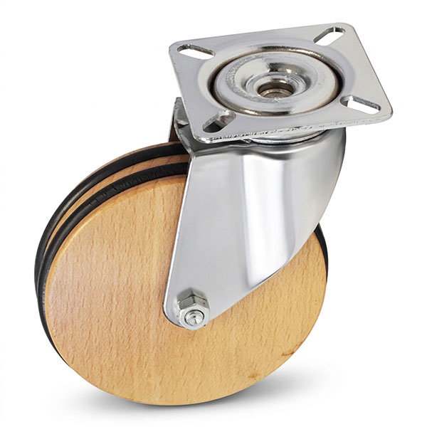 Tellure Rota Ruota Serie 31 Nucleo in Legno Supporto Cromato Rotante D.MM100* - TELLURE ROTA
